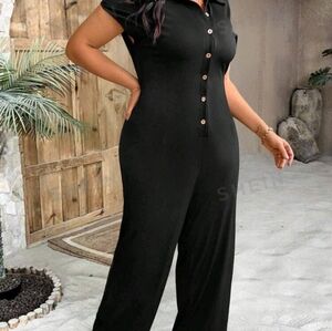 Plus size jumpsuit.